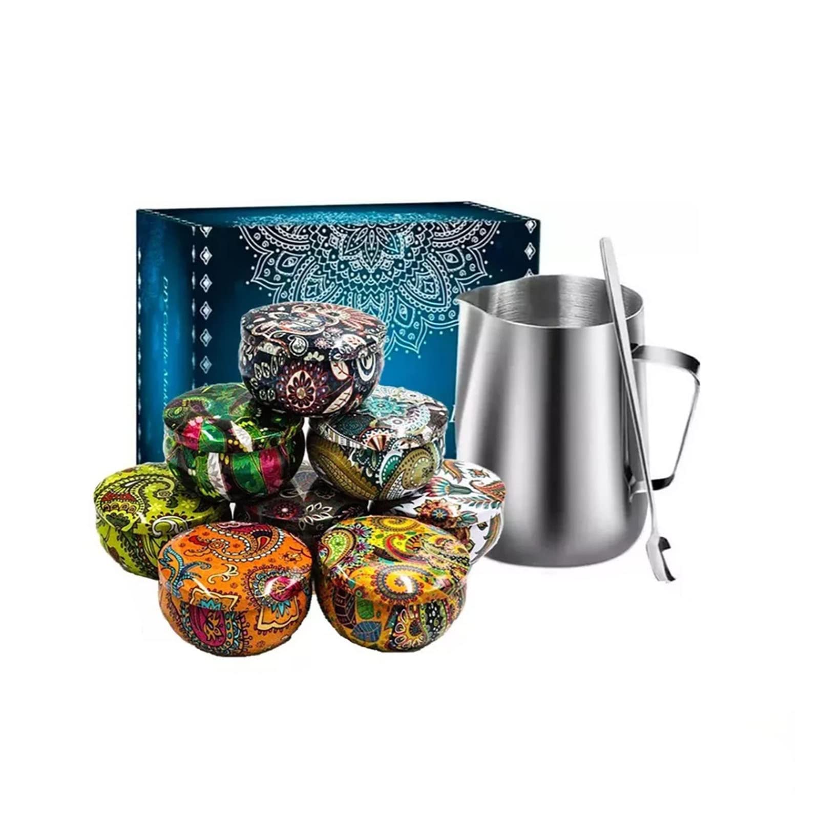 BTOSEP Kit de fabricación de velas, juego de velas perfumadas para adultos y adolescentes, material de cera de abeja, 4 unidades, 1200 g