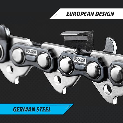 Miniatura 3 de Cadena de motosierra de 10 pulgadas, paso LP de 38 pulgadas, calibre de 050 pulgadas, 40 eslabones de transmisión, acero alemán, se adapta a MAKITA,