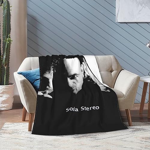 Miniatura 7 de Soda Stereo Blanket Flannel Super Soft Fleece Lightweight Throw Blanket for Bed Couch Sofa 40"X30"