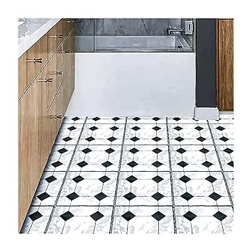 Kayra Decor 11 -Tiles Peel and Stick Floor Tiles Stickers Self Adhesive vinly Floor Tiles -12