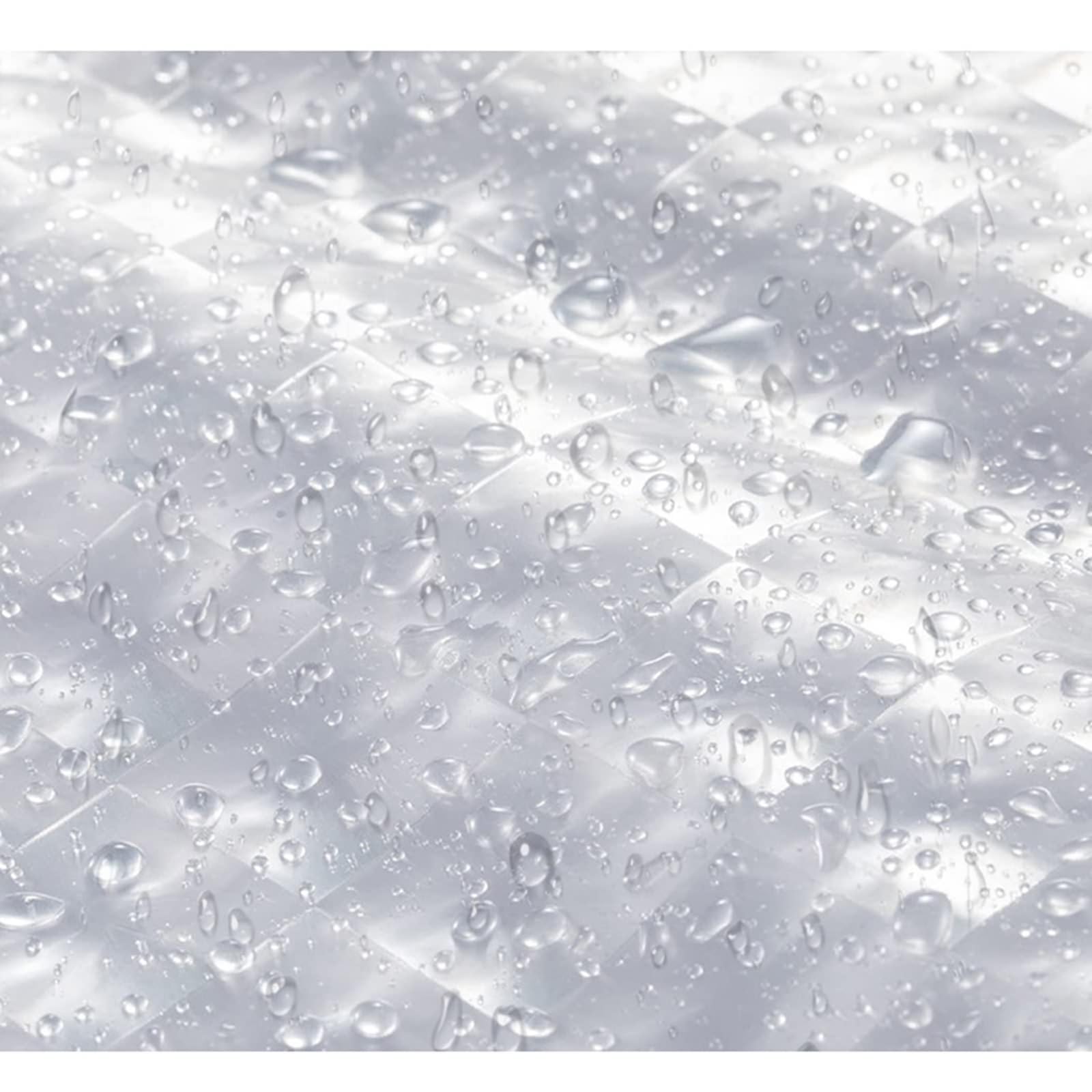 ANAZOZ Anti-Schimmel Duschvorhang – Transparent Mit Muster | 80x180 Cm