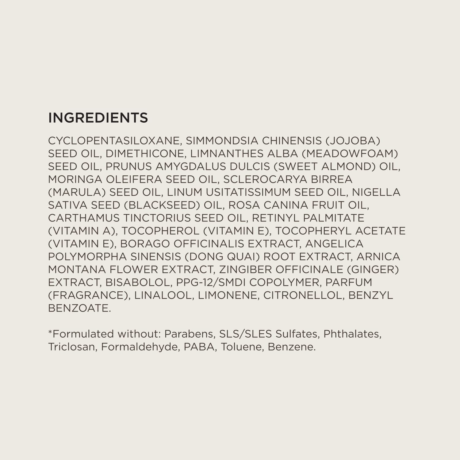 COLLEEN ROTHSCHILD Face Oil N°9 Nourishing Facial Oil, 1 fl oz