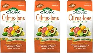 Espoma Organic Citrus-Tone 5-2-6 Natural & Organic Fertilizer for All Citrus, Fruit, Nut, & Avocado Trees; 4 lb. Bag. Promotes Vigorous Growth & Abundant Fruit