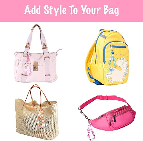 Miniatura 4 de Xmada 750 cuentas acrílicas surtidas – Pastel, estrella, mariposa para hacer pulseras, 12 colores surtidos de cuentas de joyería