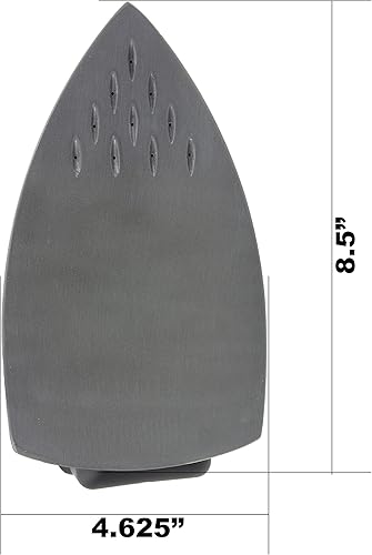 Miniatura 3 de Silver Star ES-85AF - Plancha de vapor – 110 voltios alimentada por gravedad para botella colgante con placa de suela laminada antiadherente,