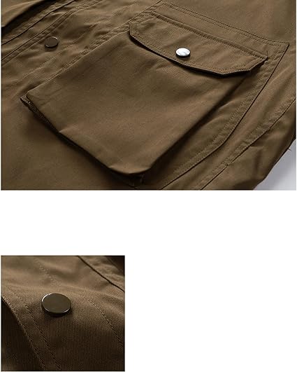 新品タグ付き　エイココンドウ 綿100%ジャケット　ゆったり　大きいサイズ42 Amazon | [Taopagii] ジャケット ワークジャケット メンズ 開襟