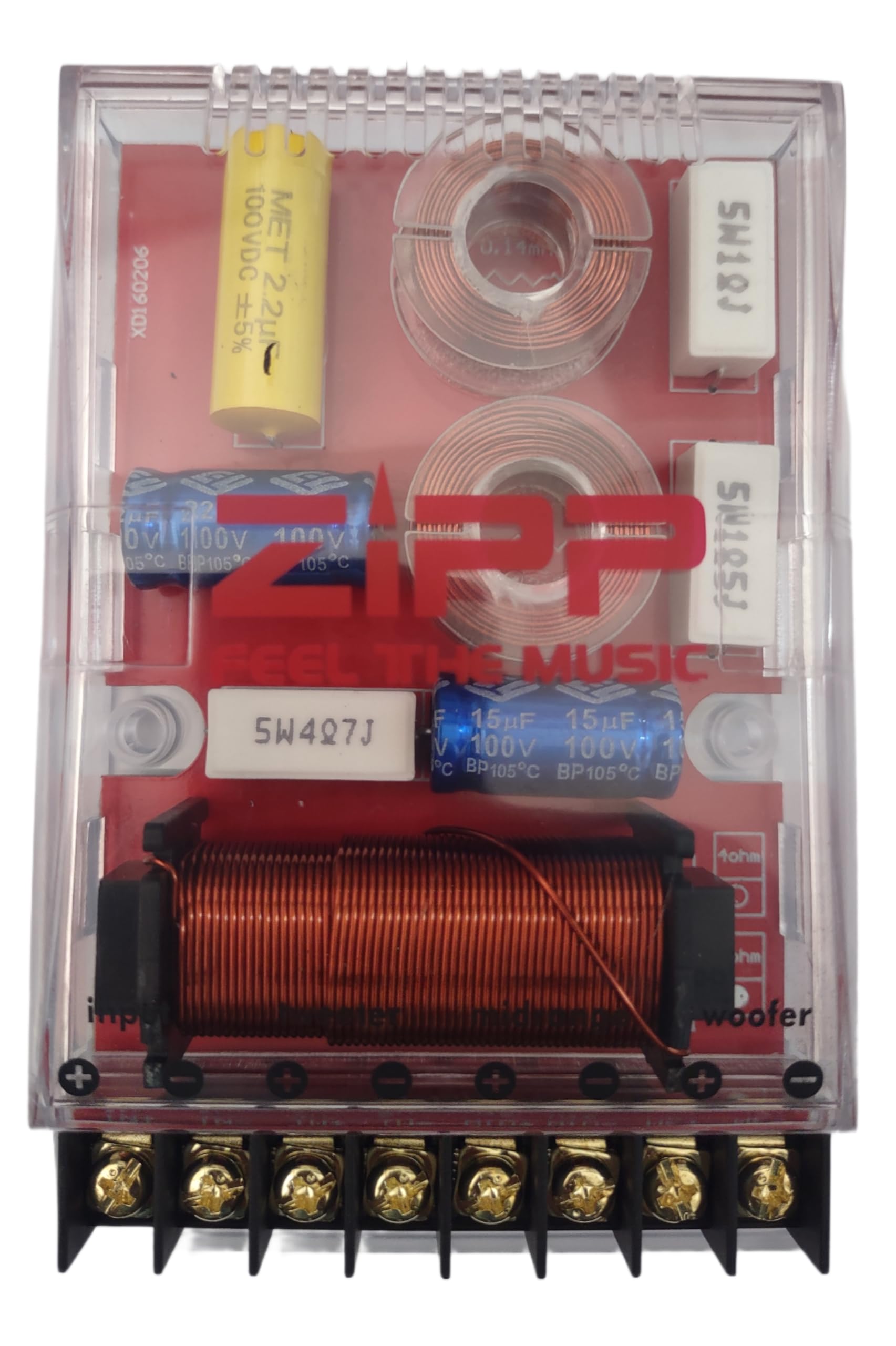 Zipp 3-Way 8 ohms Crossover Filters Frequency Divider : Amazon.in