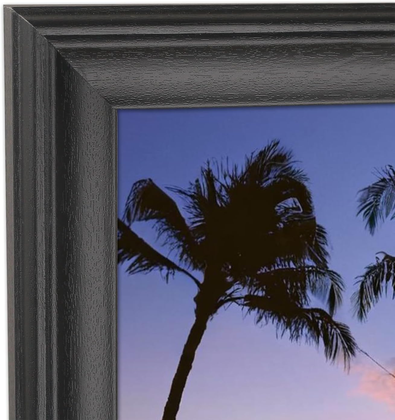 9x28 inch Picture Frame Solid Wood Black Suitable for Panoramic Photo/Poster/Painting/Puzzle (A23B928)