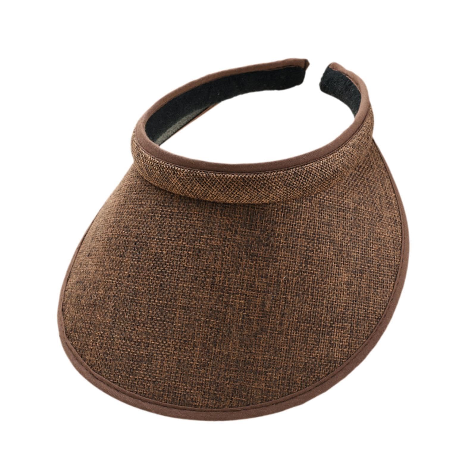 Meadawgs®Sun Visor Hat Comfortable Lightweight Clip on Visor for Tennis Beach Cycling Brown|Clothing, Shoes & Accessories|Womens Accessories|Hats-image-34