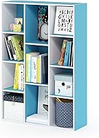 Vista 70 de Furinno - Estantería de 9 niveles estilo árbol para colocar en el piso, color espresso