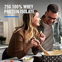 Vista 4 de Isopure Zero Carb 100% Pure Whey Isolate Protein Powder, Lactose Free, Gluten Free, With Vitamins, Creamy Vanilla, 25g Protein Per Serving, 7.5 Lbs