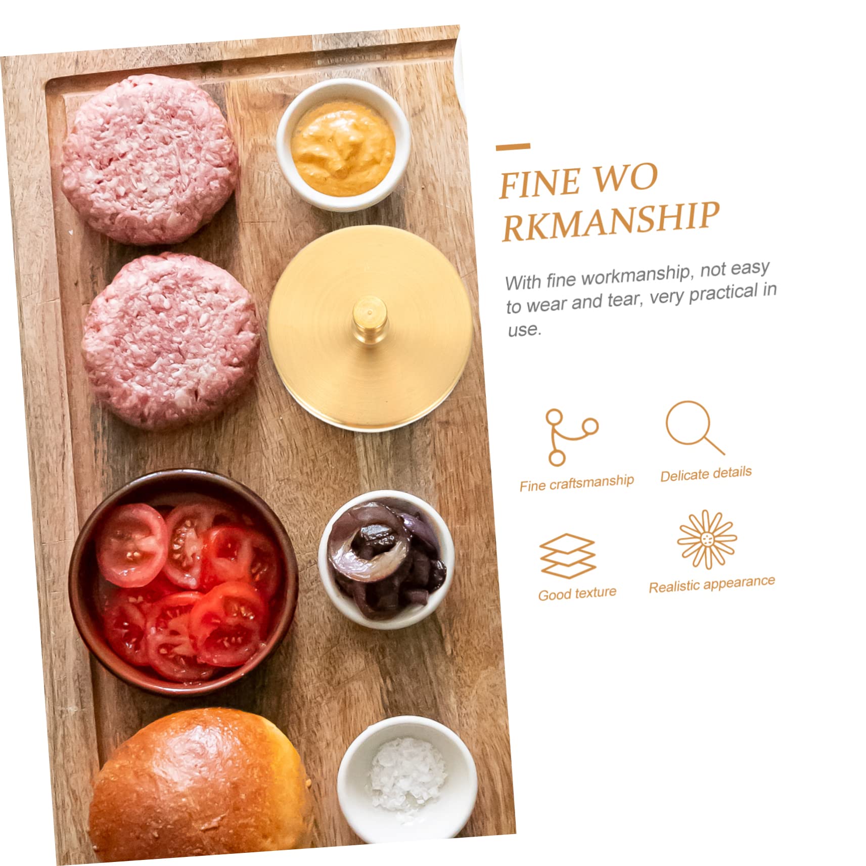 Gatuida 2stücke Burger Patty Maker Burgerpresse Mit Antihaft-oberfläche Ergonomischem Design Und Kompaktem Format Für Hamburger Patties Für Grillfans Und Küchenliebhaber