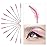 Tbestmax 400 Spoolies Mascara Wand and Lip Brush Disposable Lash Brushes for Eyelash Extensions, Lipstick Lip Gloss Wands Applicator Tool (Pink)