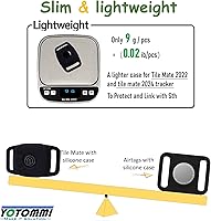 Vista 7 de Funda de silicona para Tile Mate 2024, mate2022 para collar de perro, accesorios de cubierta para rastreador antiarañazos, soporte seguro resistente