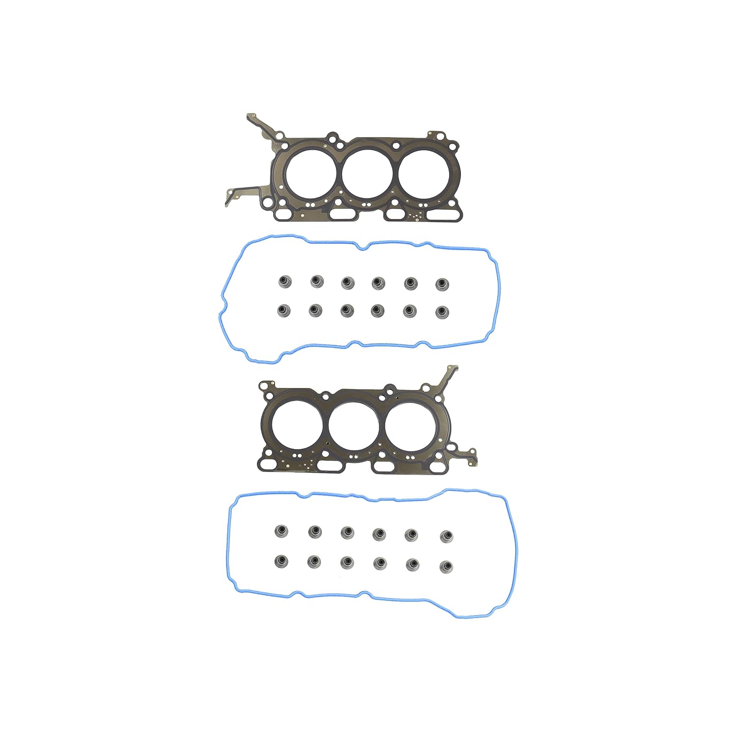 DNJ HGS4237 Head Gasket Set for 2015-2017 Ford F-150 3.5L V6 24V DOHC 3496cc