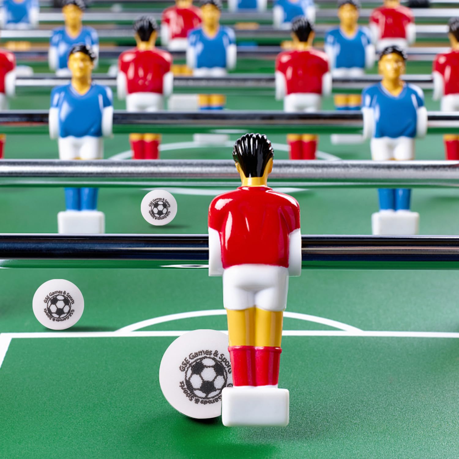 GSE Games & Sports Expert Tisch-Ersatz-Fußballbälle, reguläre Größe 35 mm, offizielles Turniertisch-Zubehör, Tisch-Zubehör