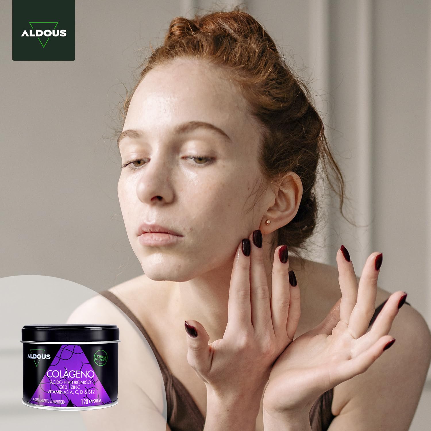 Colágeno Hidrolizado Puro + Ácido Hialurónico + Coenzima Q10 + Vitaminas y B12 + Zinc - 120 días Máxima Dosis - Formula Avanzada - Colágeno para las Articulaciones Fuertes, Piel Tersa y Energía