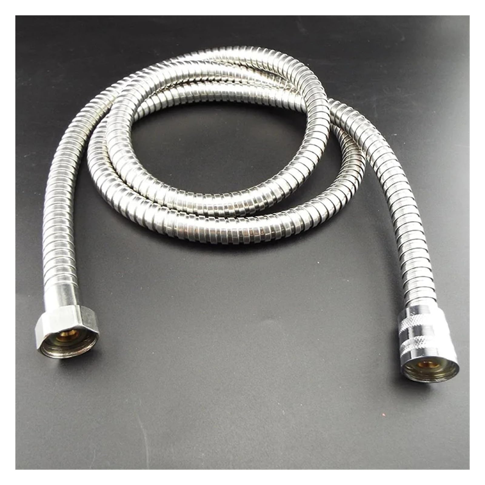 Manguera de ducha de acero inoxidable de 1,2 m, 1,5 m, 2 m, flexible de alta presión, antifugas y a prueba de óxido, ajuste universal para fontanería de baño y cocina