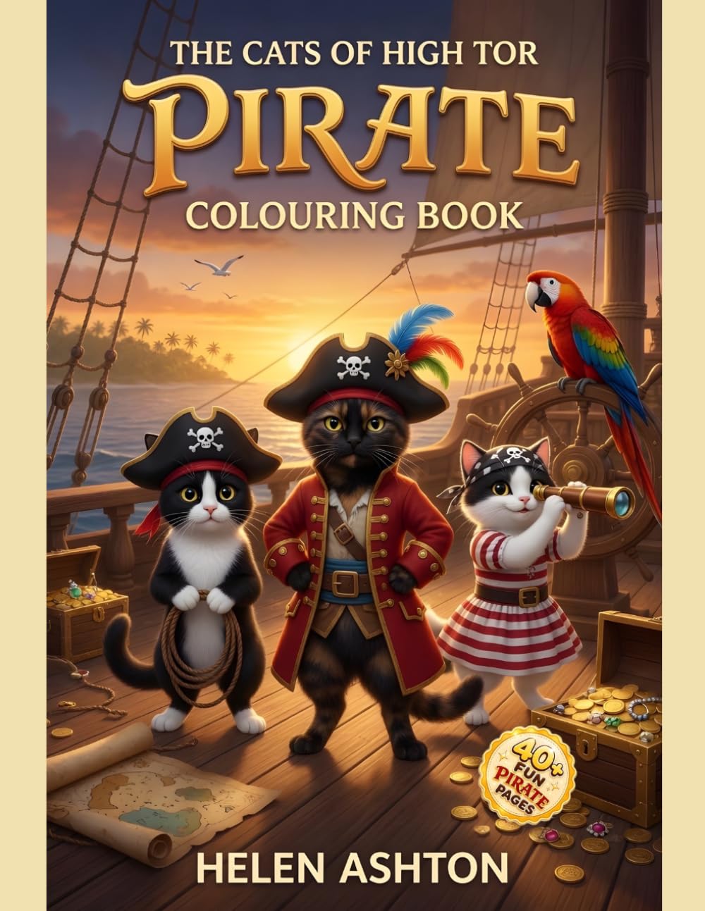 The Cats of High Tor Pirate Colouring Book: High-Seas Fun with the Cats of High Tor (The Cats of High Tor Colouring Collection)
