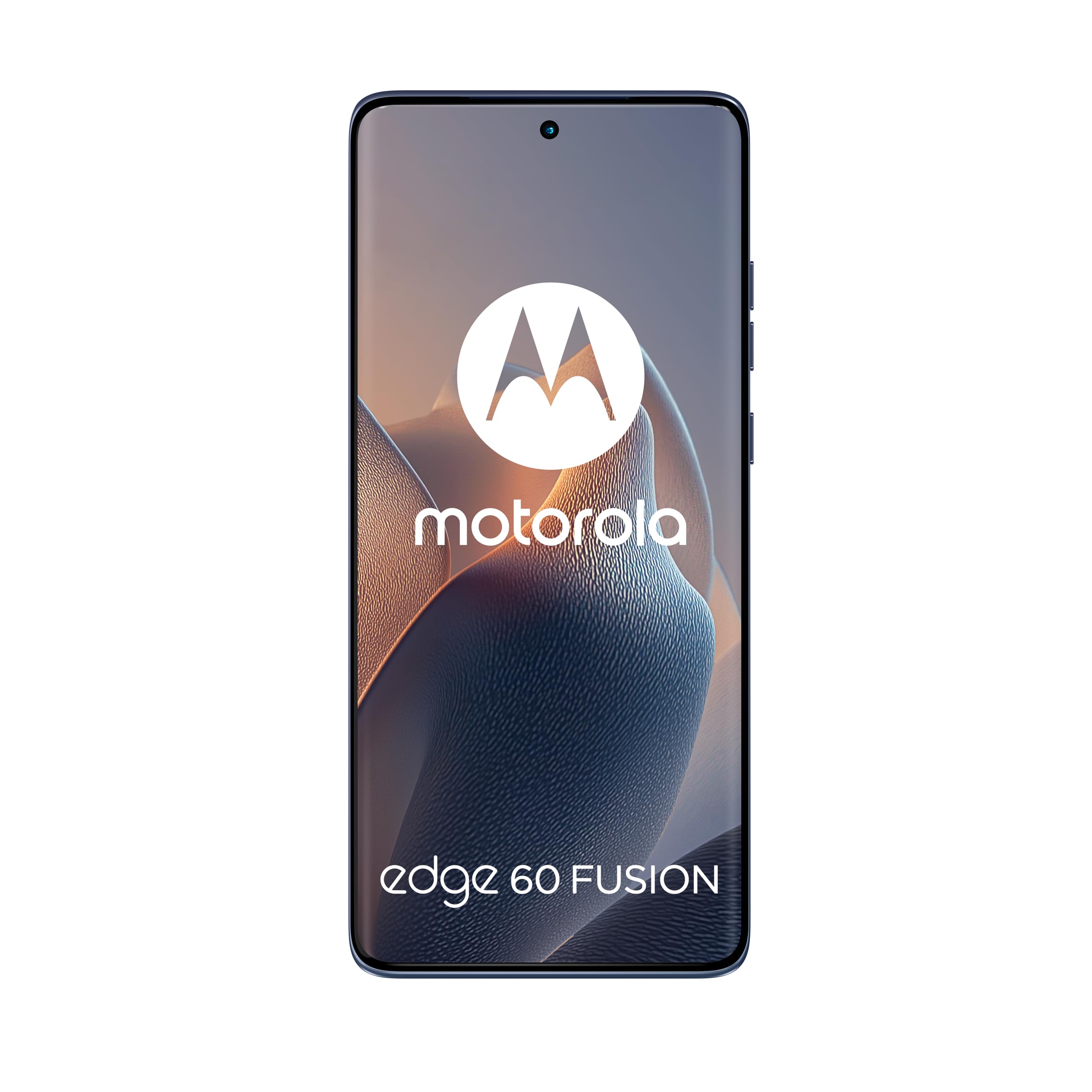 Motorola Edge 60 Fusion 256 GB, odblokowany smartfon, ekran 6,67", aparat 50 MP, bateria 5200 mAh, stream (szary), etui ochronne i kabel USB C w zestawie