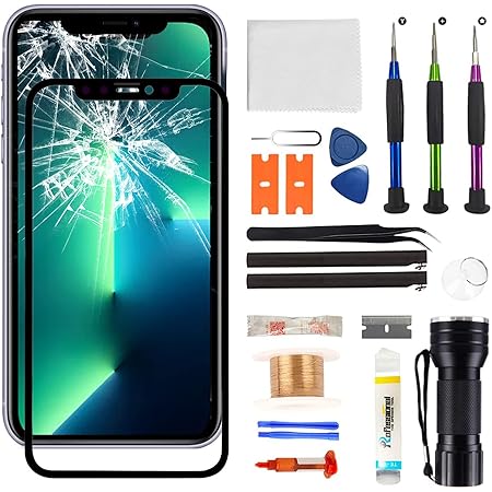 Original Back Glass Replacement For IPhone 13 Pro Max - Pre-Installed Adhesive & Repair Tools