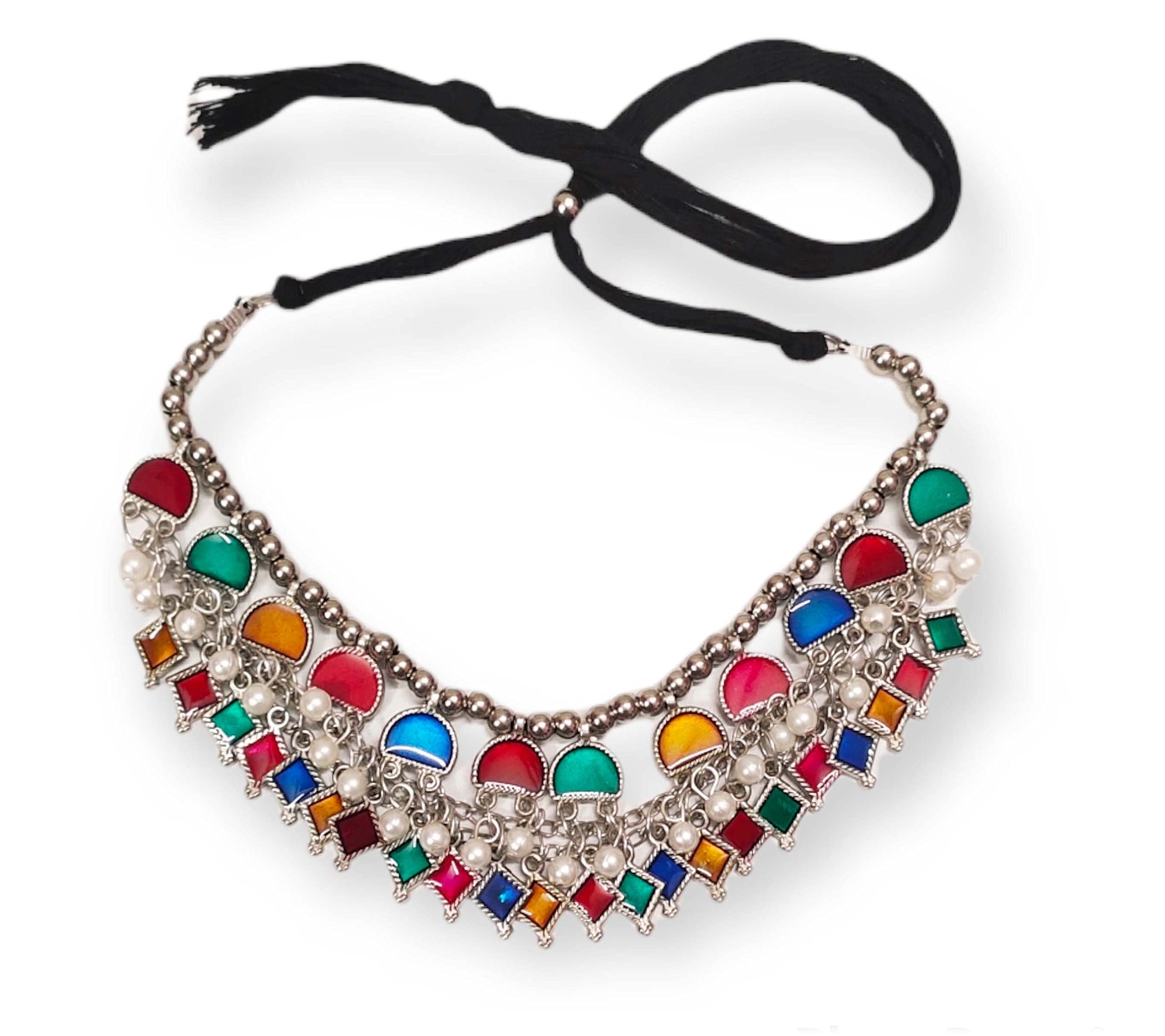 See full amazon price history chart for Total Fashion Latast Stylish Boho Trible Silver Oxidised Choker Necklace Jewellery Set Women for Girls Total Fashion Latast Stylish Boho Trible Silver Oxidised Choker Necklace Jewellery Set Women for Girls (B08RCHC8QP) Amazon Price History, Amazon Price Tracker