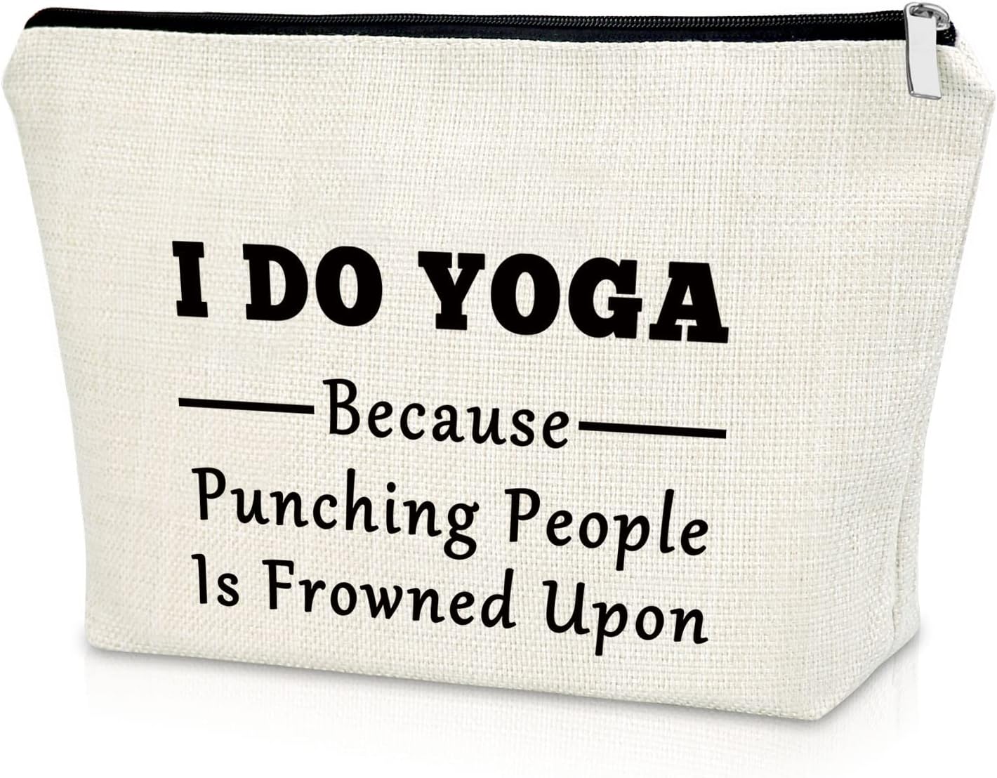 Yoga Gifts for Women Yoga Lover Gift Makeup Bag Birthday Gifts for Yoga Lover Girls Sister Gifts from Sister Cosmetic Bag Thank You Gifts Christmas Gifts for Her Cosmetic Travel Pouch