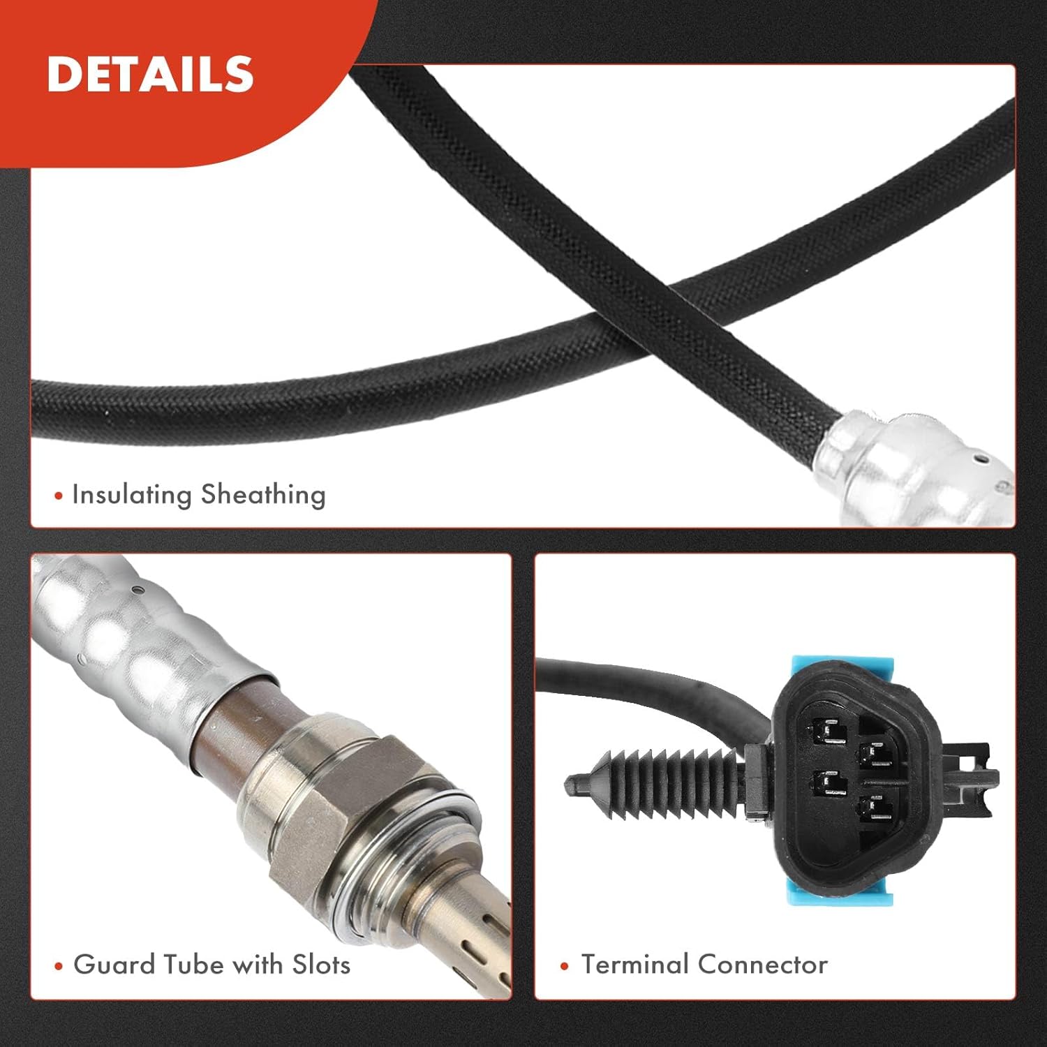 A-Premium O2 Oxygen Sensor Compatible with Chevrolet Malibu 2013-2014, Impala 2014 & Buick Lacrosse 2011-2016, Regal 2011-2017, 2.4L, Upstream and Downstream, 2-PC Set, Replace# 12592591