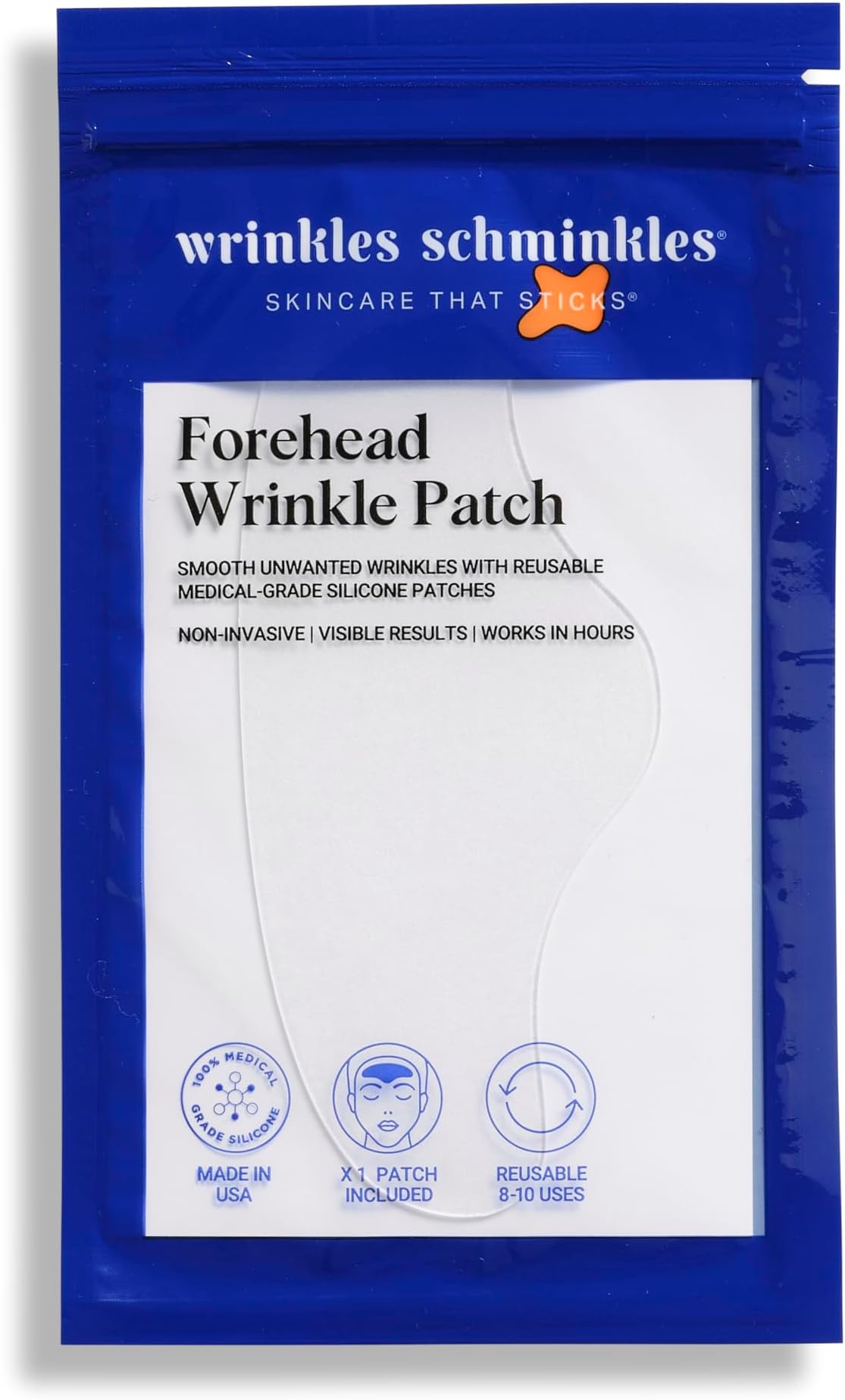 WRINKLES SCHMINKLES,clear Anti-Wrinkle Patch for the Forehead