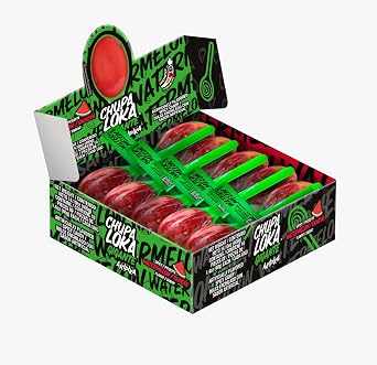 AKIPIKA CHUPALOKA GIGANTE WATERMELON 1 DISPLAY / 10 PZ OF 40GR