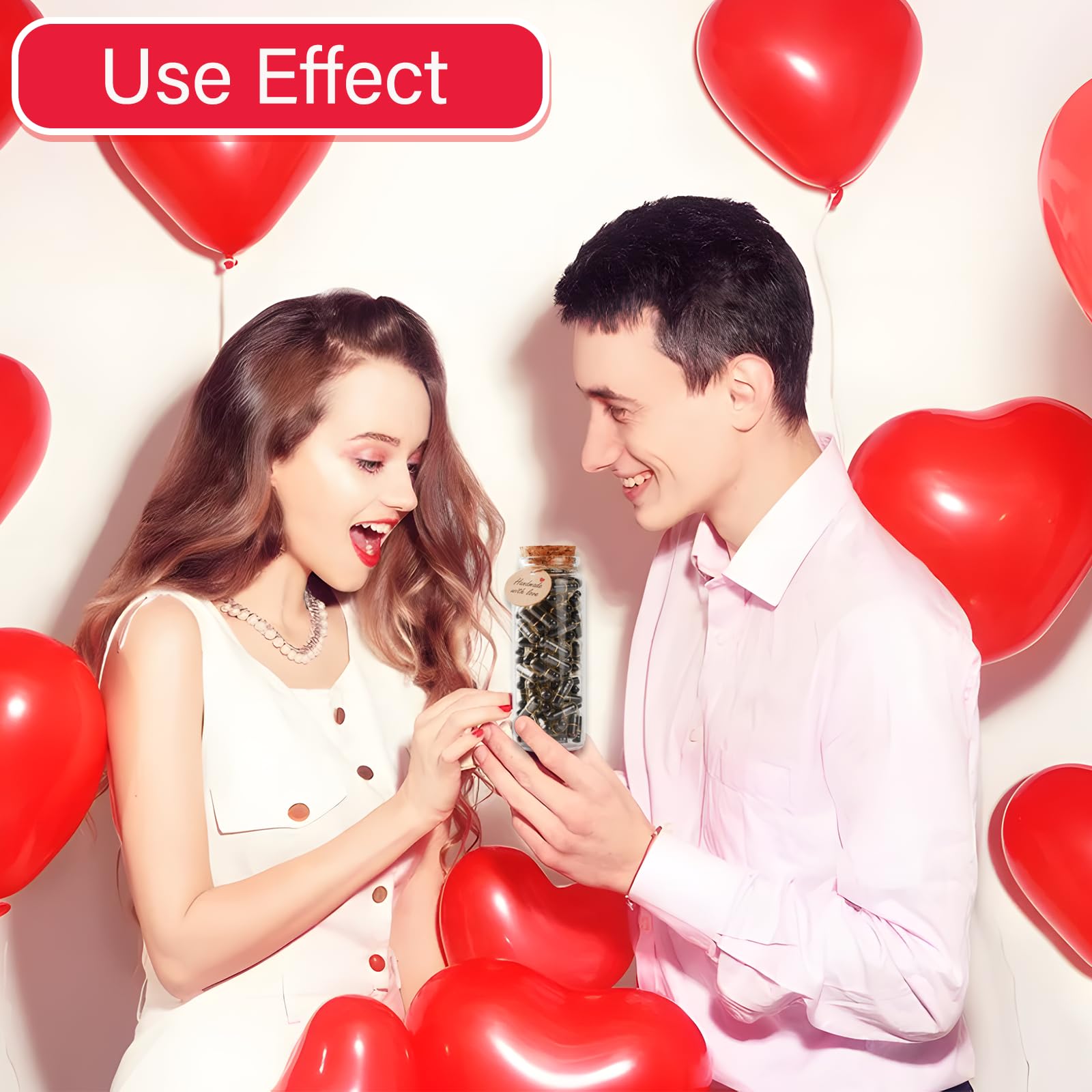 Lot De 60 Lettres En Forme De Capsule - Cadeau D'amour Pour Femme, Petite Amie, Petit Ami, Mari, Cadeau Pour Anniversaire, Noël, Anniversaire De Mariage, Saint-Valentin, Cadeau Longue Distance