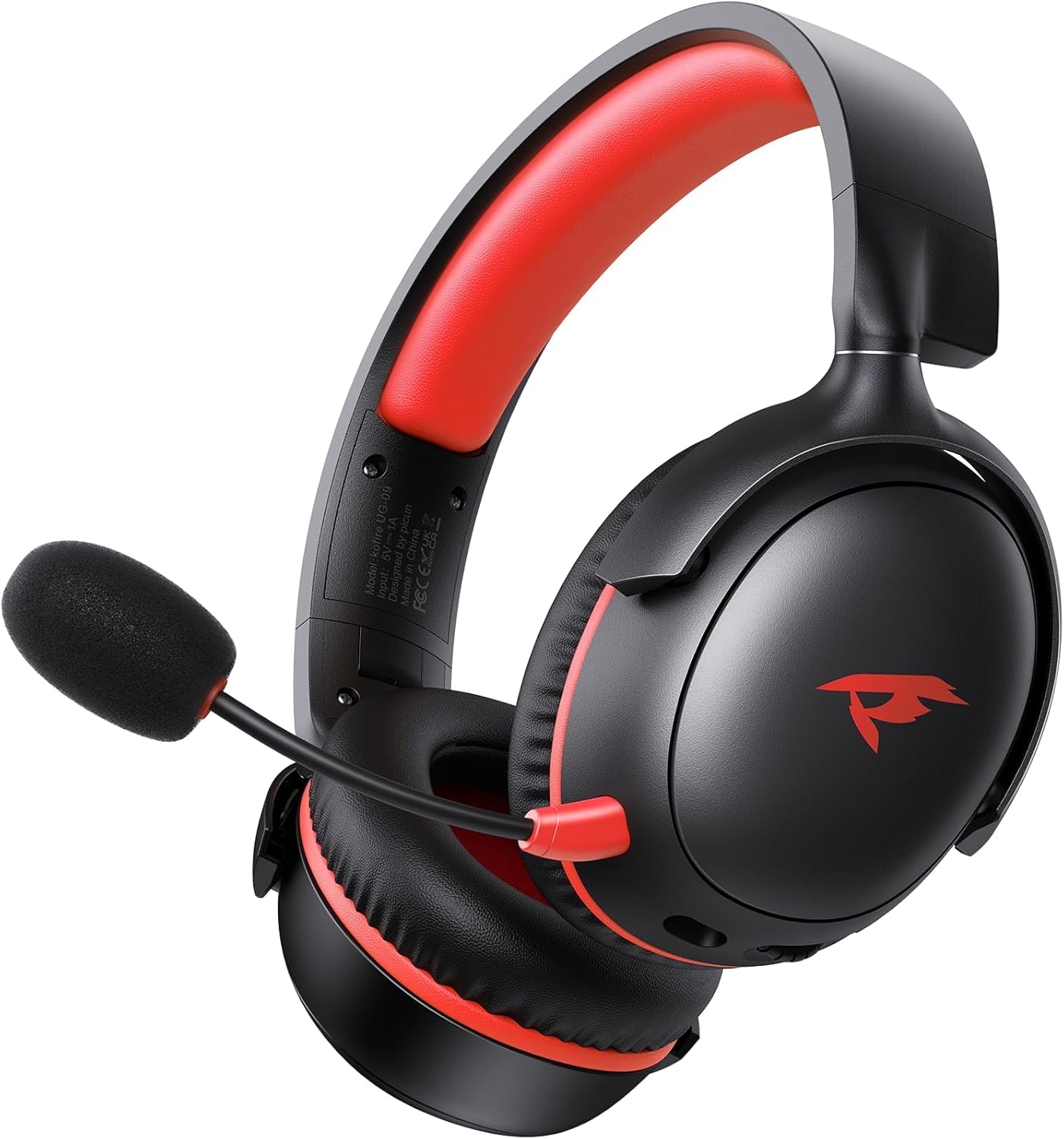 KOFIRE Wireless Gaming Headset 2 4GHz USB Gaming Headphones with Bluetooth 5 4 53MM 3D Stereo Sound 65H