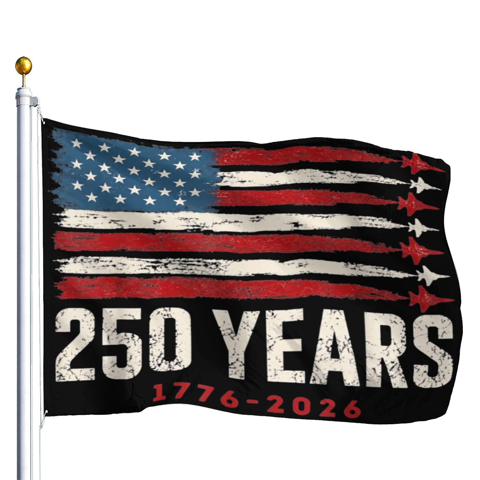 Bandera de Jardín del 250 Aniversario de Estados Unidos para Decorar Eventos al Aire Libre y Porches