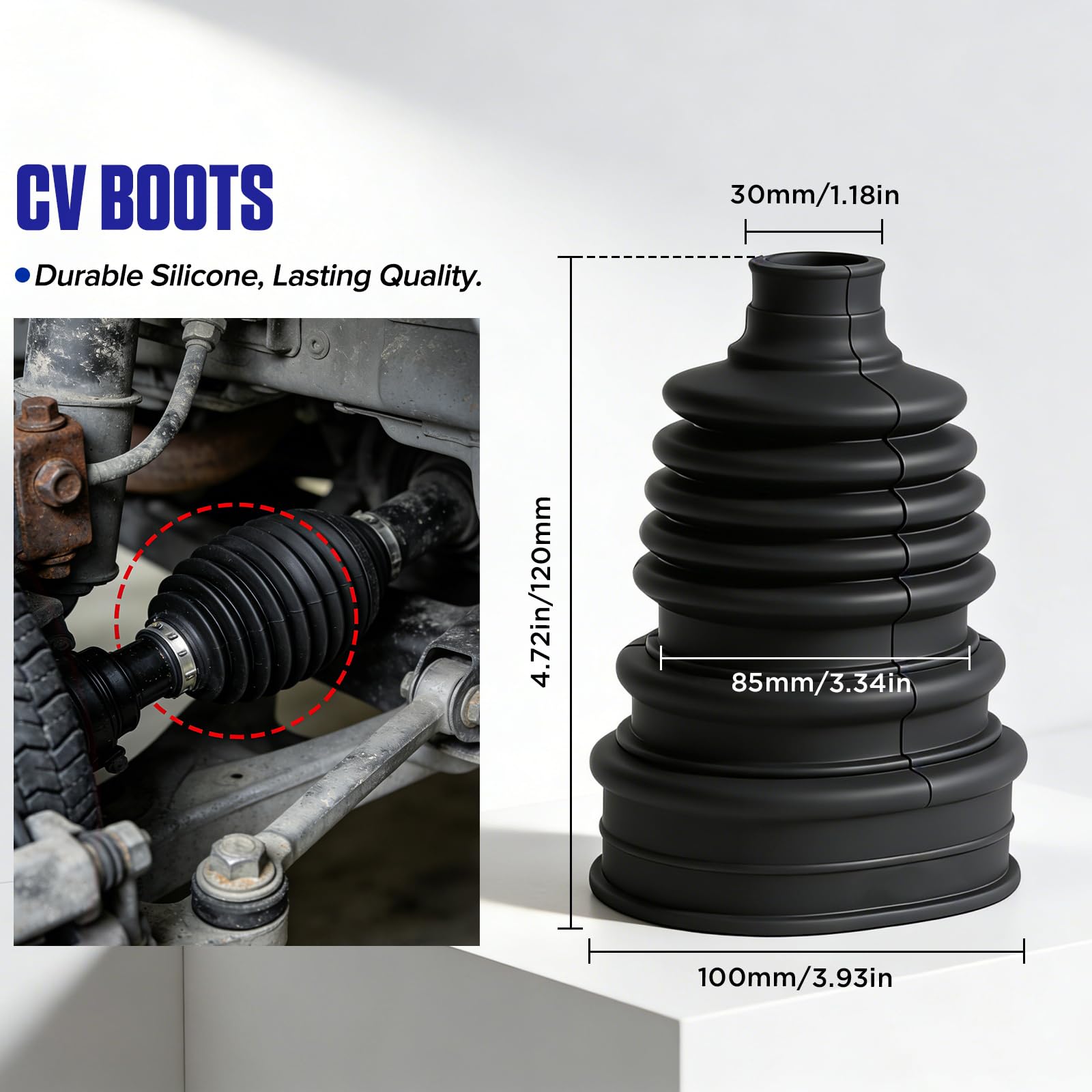 Herramienta de expansión neumática de arranque CV 72-130 psi, extracción de botas de junta CV, expansor universal de eje de transmisión, instalación alimentada por aire para automóviles y comerciales