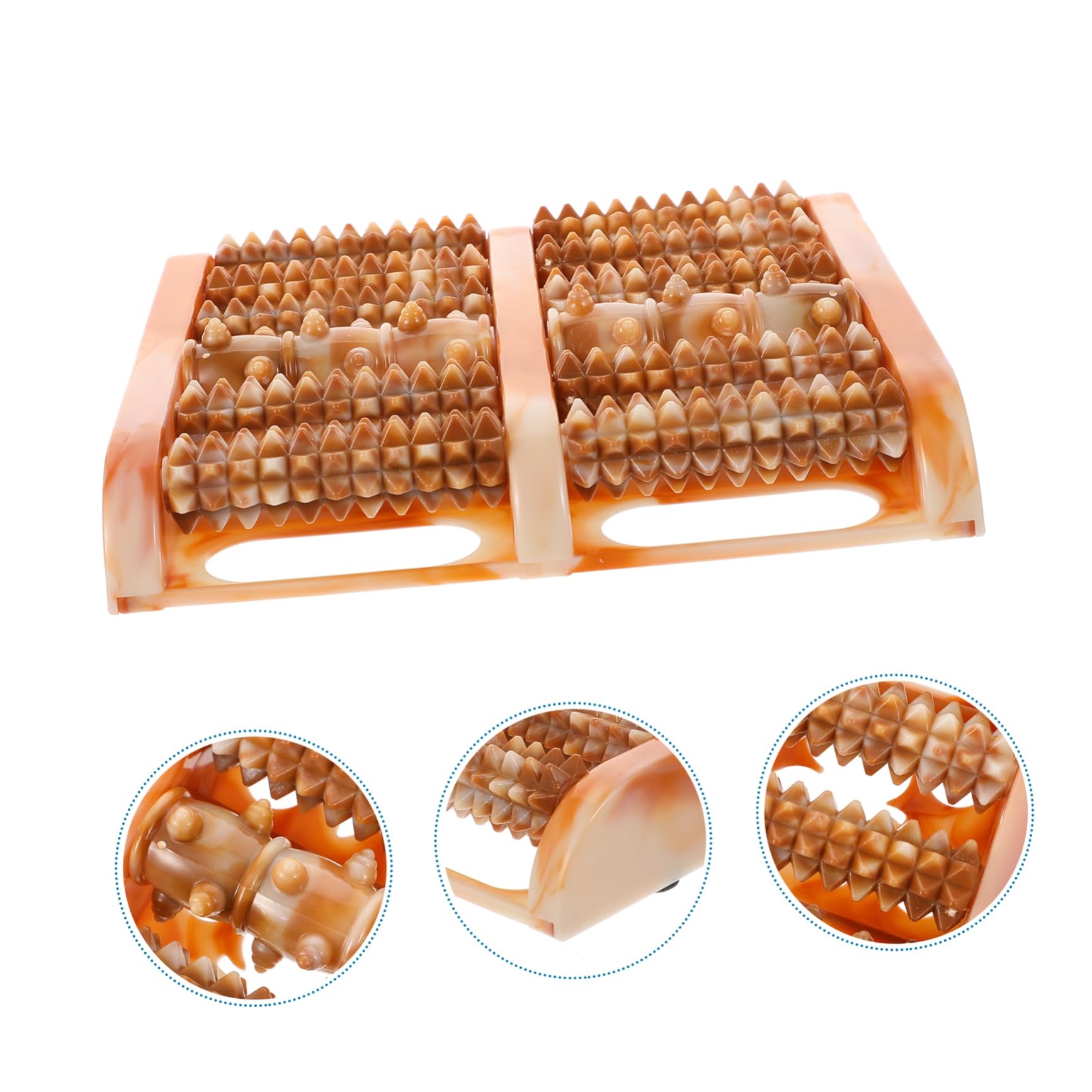 FOMIYES Rodillo De Masaje Para Pies De Madera De Herramienta De Reflexología Para De Dolores Musculares y Tensión y Talones Portátil y Ligero