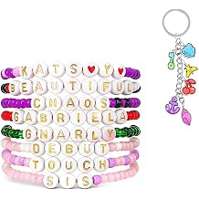 KATSEYE Merch Bracelets Keychain Set Tour Album Inspired Friendship Gifts for Fans Women Men