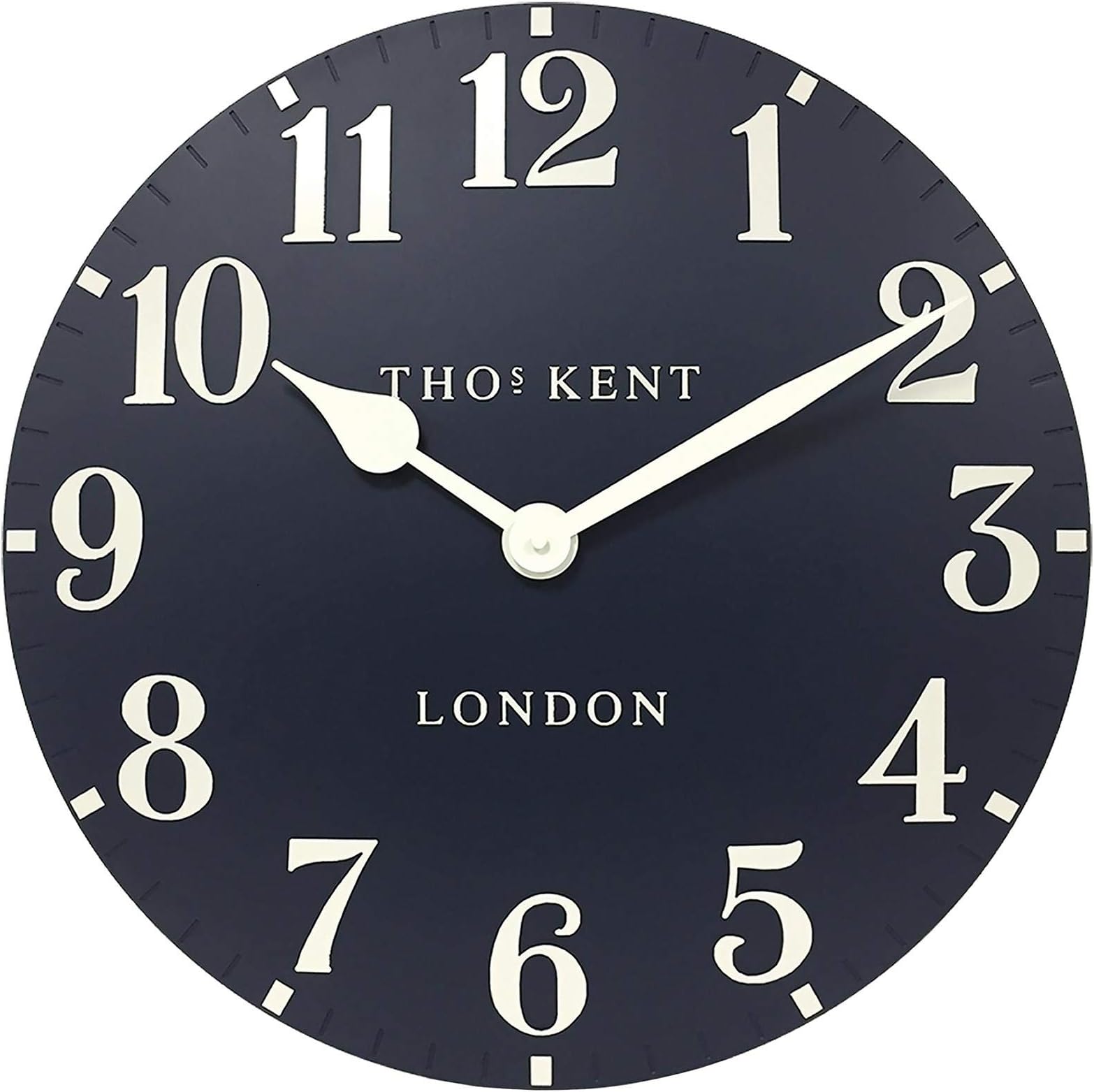 Thomas Kent Classic Arabic Large Wall Clock Ink Blue 20"