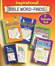 KAPPA Super Saver BIBLE Word-Finds Assorted Word Search Puzzle Book Pack (Pack of 6)