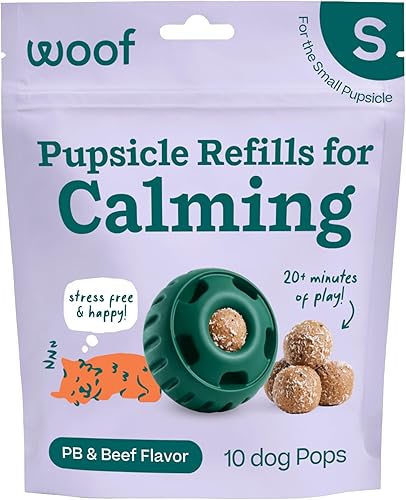 Miniatura 1 de Woof Calming Vitamin Pops  Golosinas calmantes para perros  Recambios de larga duración para el juguete de marioneta para promover la calma