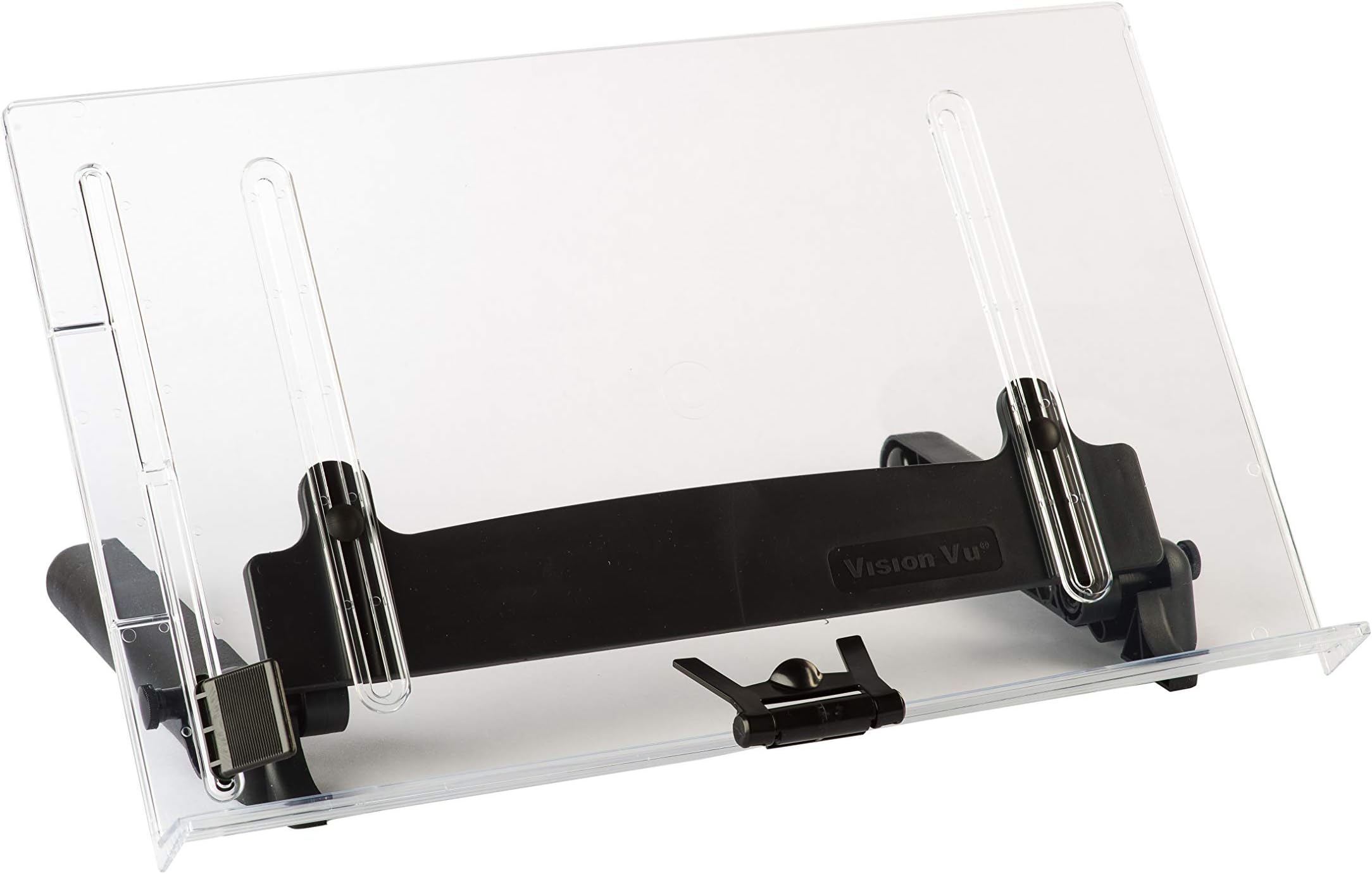 Vu Ryte Adjustable Document Copy Holder, In-Line with Monitor, 175 Sheets Capacity, Holds Books and Personal Technology. Line Guide and Document Clip, 18 Inches Wide (VUR 18DC)