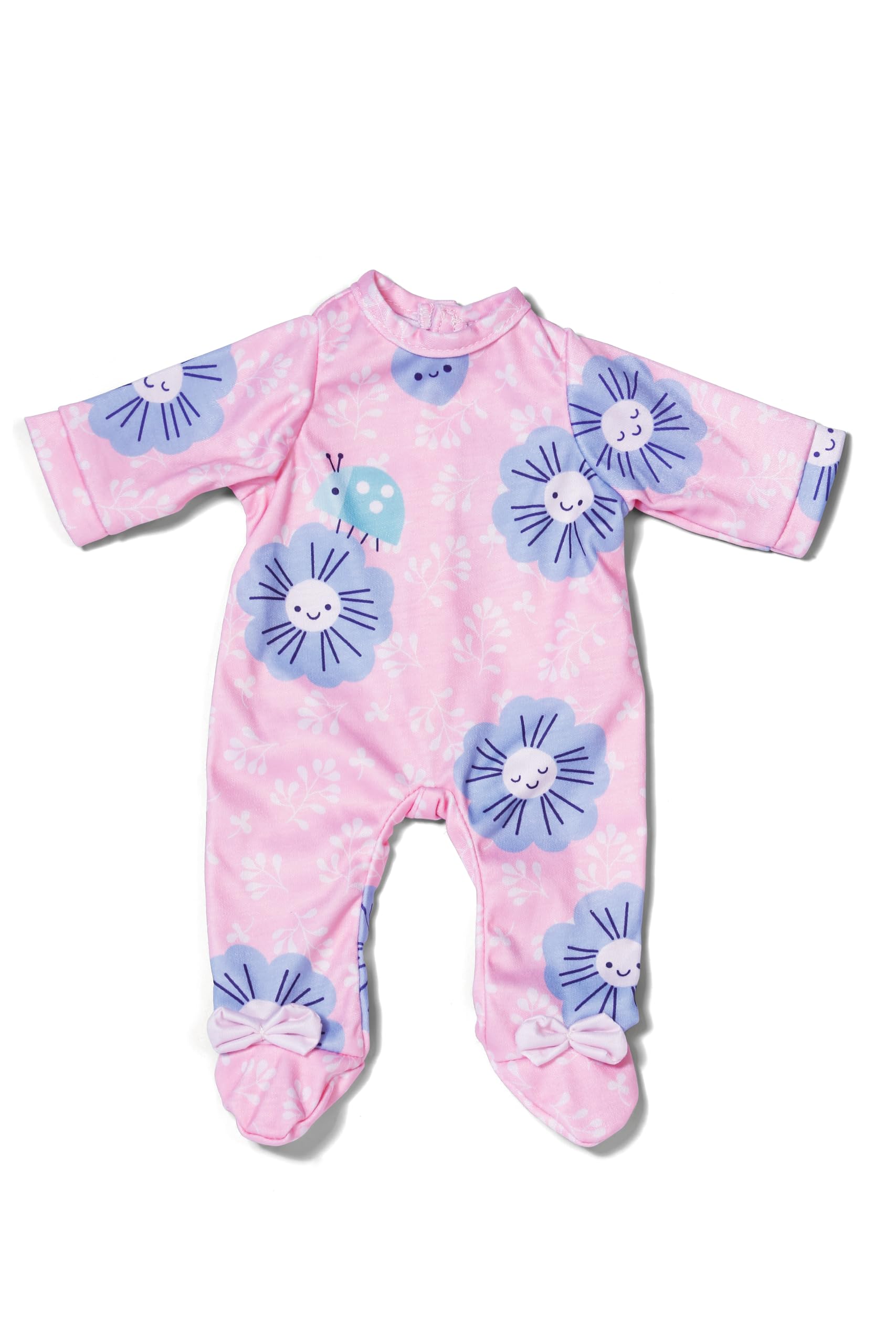 BABY born pink onesie with flowers for 43cm dolls
