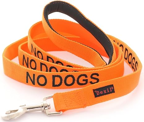 warning dog leads