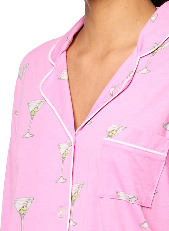 PJ Salvage Women's Playful Prints Long Sleeve