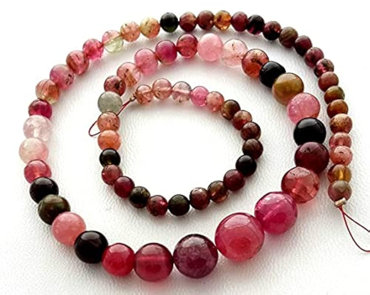 Perles de tourmaline multicolores pour créer vos bijoux d'été personnalisés