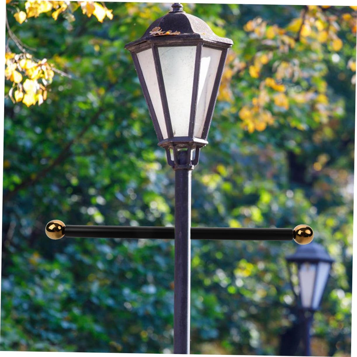 3pcs Lamp Post Arm Handle Replacement Flag Holder for Backyard Light Rest Support for Outdoor Use
