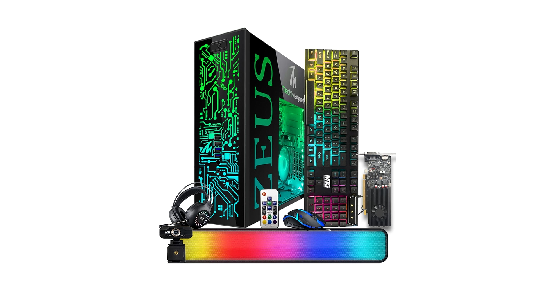 Amazon.com: TechMagnet Gaming Desktop PC, Intel i7 6th Gen, Zeus
