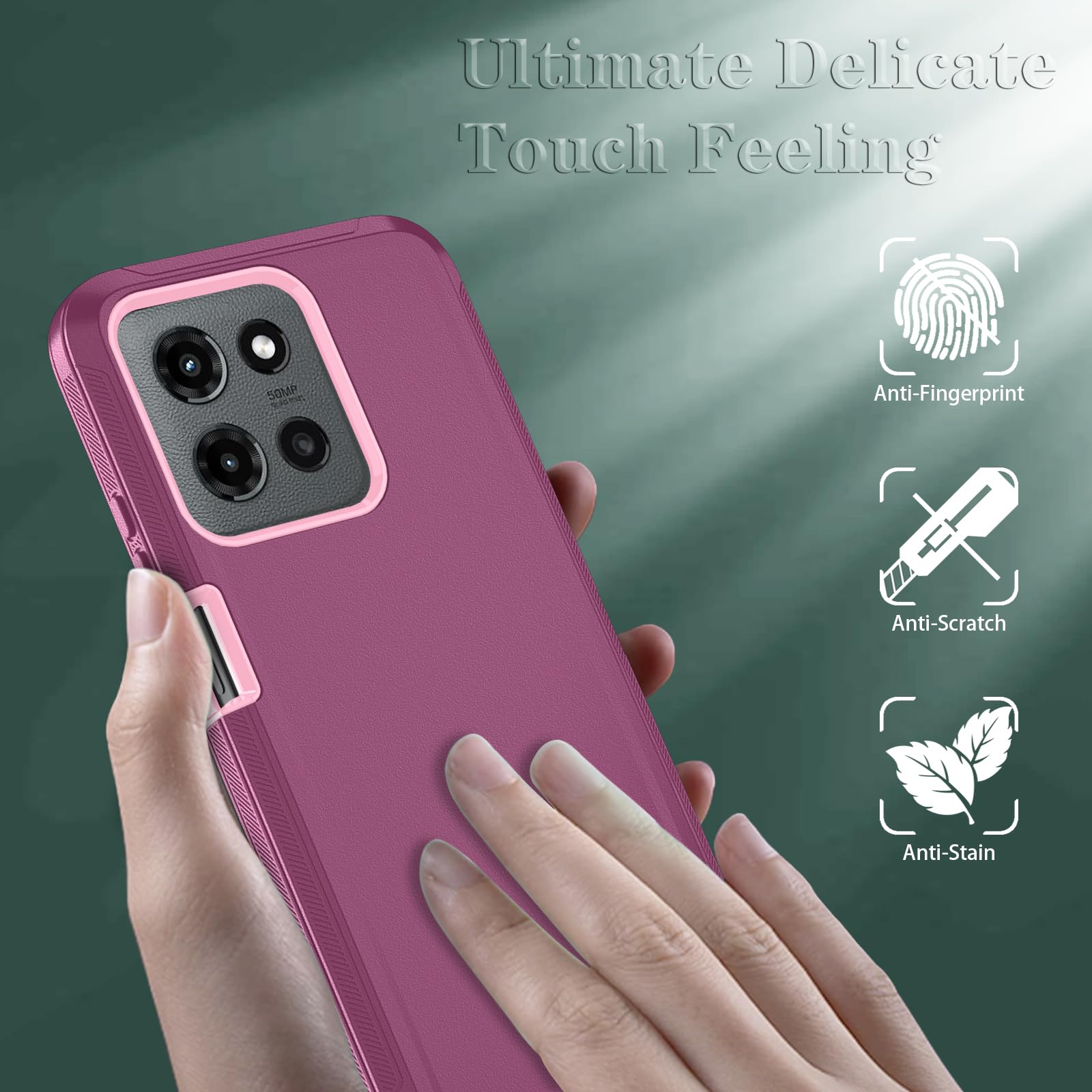 Moto G Power 2025 Case And Screen Protector Bundle | GPOWER25SCRGGBBUN1 - View #4