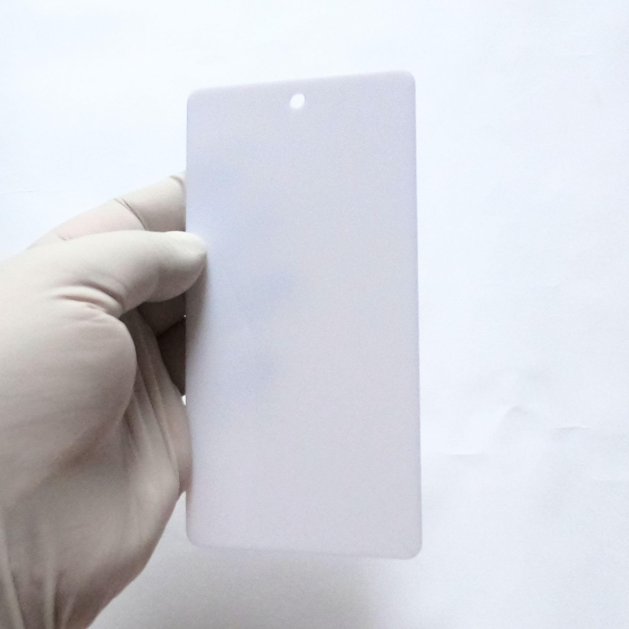 Pack of 50 Coatxpert White Polycarbonate (PC) Paint Testing Panels for the use of Color Matching, Paint Inspection, Paint Adhesion test, Chemical Resistance test, Salt Spray Test.-image-45
