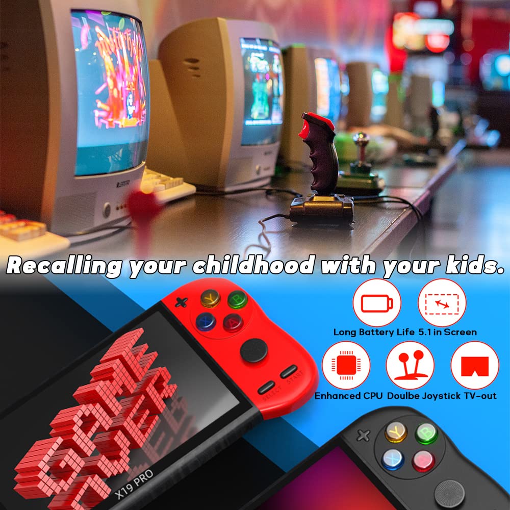Buy CredevZone X19 Pro Handheld Game Console 5.1 inch Retro Games