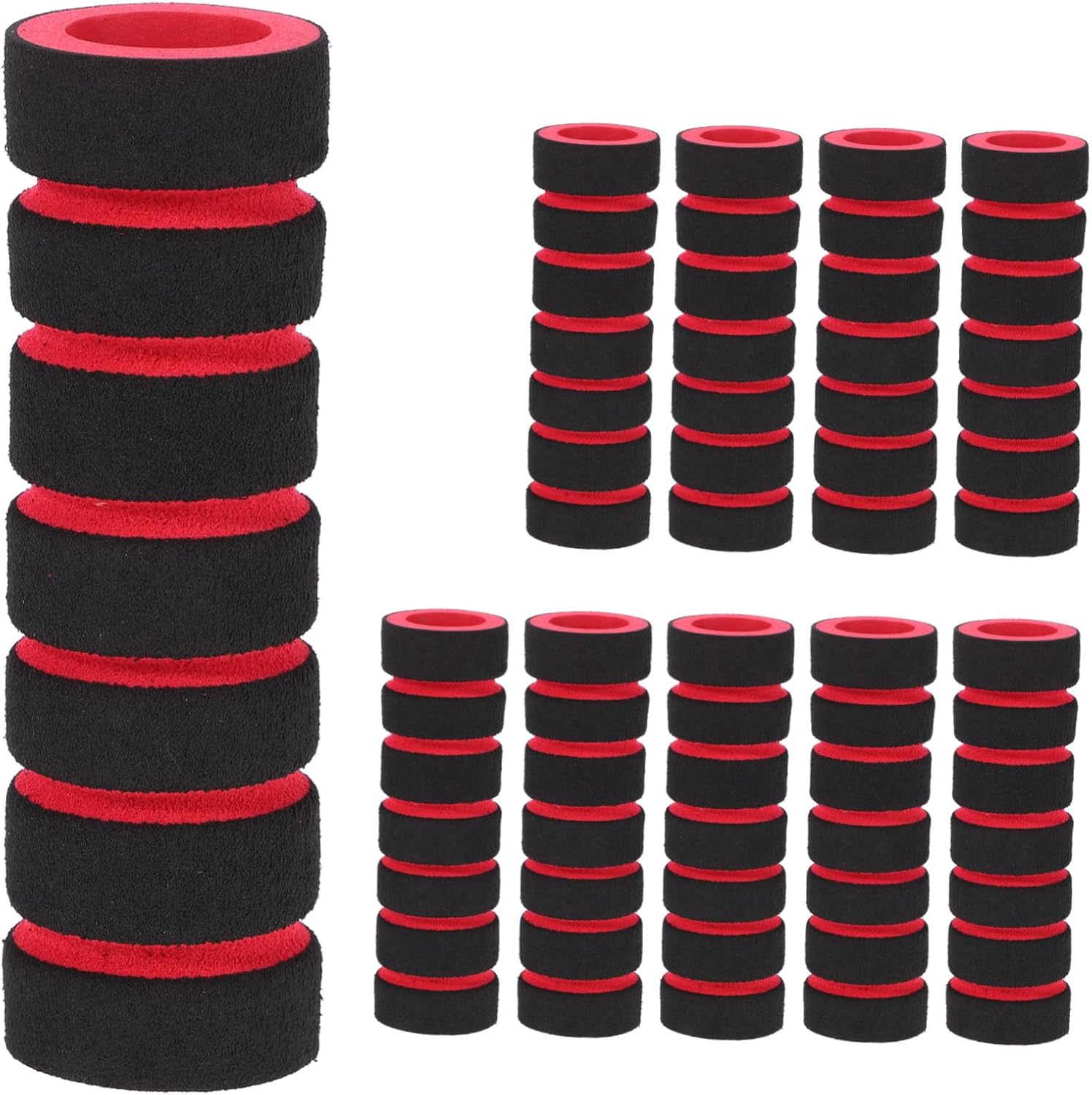 10pcs Ab Training Machine Sleeve Replacement Pads Soft Sponge Covers for Leg Extension Curl Equipment Durable Cushioning for Gym Exercise Comfort and Injury Prevention Black and